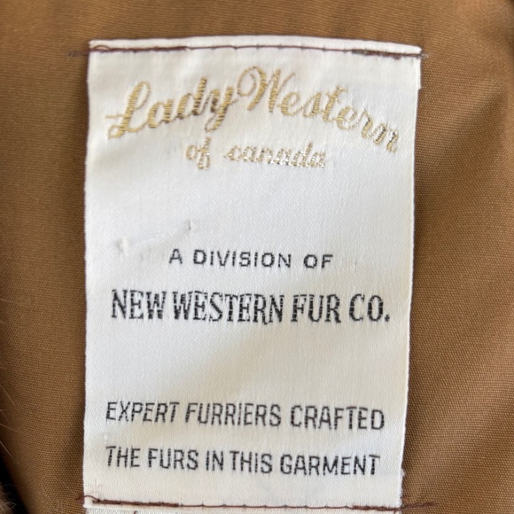 Mink-lined Winter Coat- size 10 - Picture 7 of 9